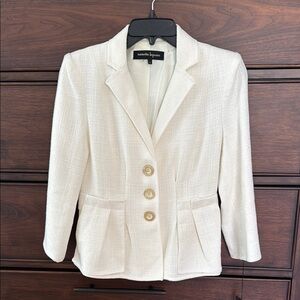 NANETTE LEPORE Women's White/Cream Blazer, 0